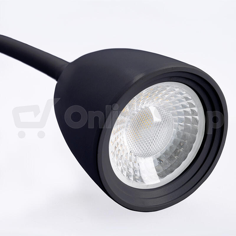 LED nástěnná lampička stmívatelná Solight, 4W, černá
