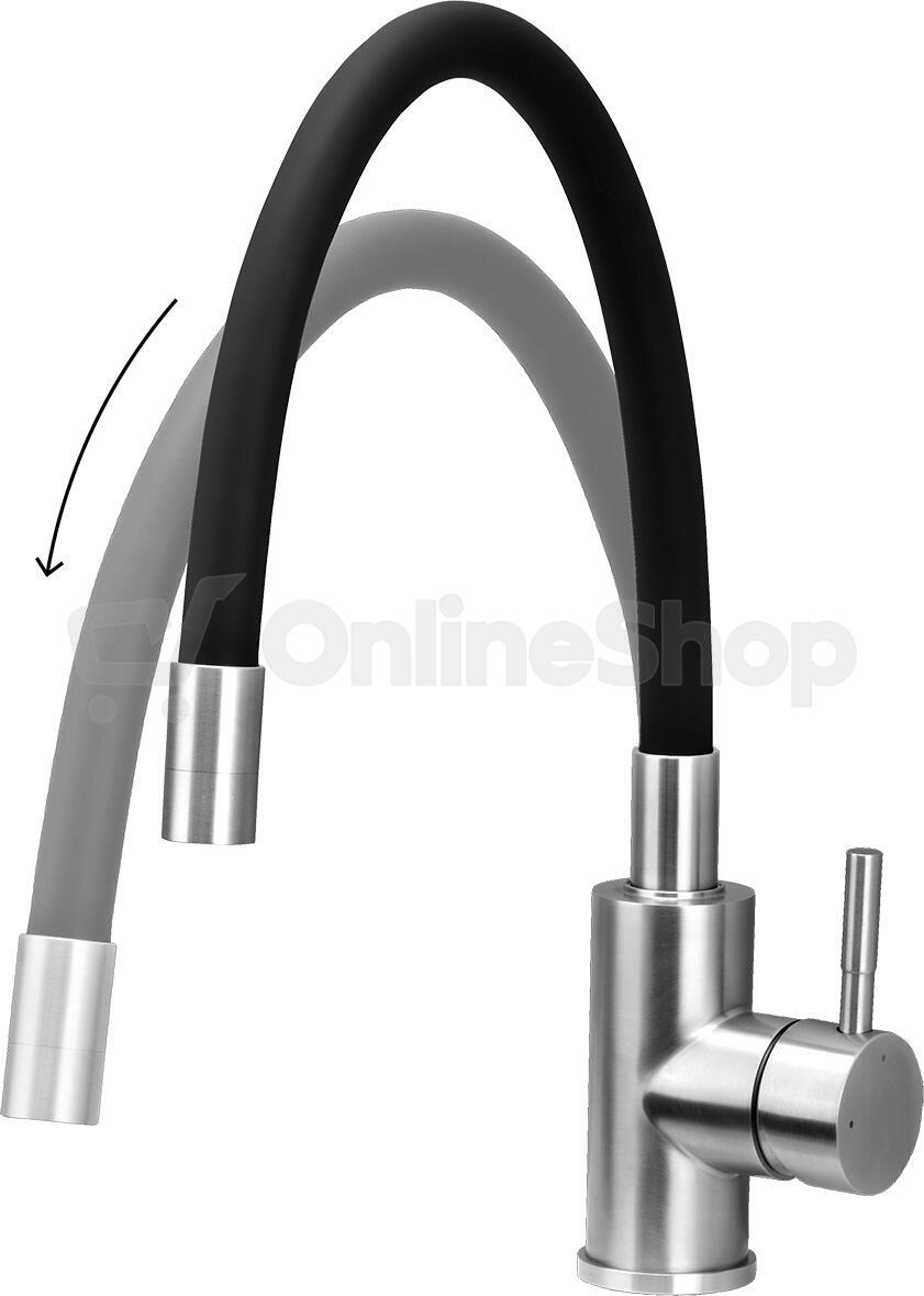Dřezová baterie s hadicí Concept BDC7138, chrom