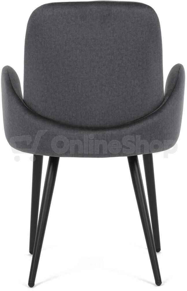 Jídelní židle, šedá, sametová látka, DCL-X7129 GREY2 Autronic