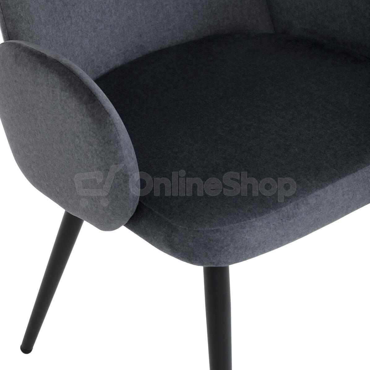 Jídelní židle, šedá, sametová látka, DCL-X7129 GREY2 Autronic