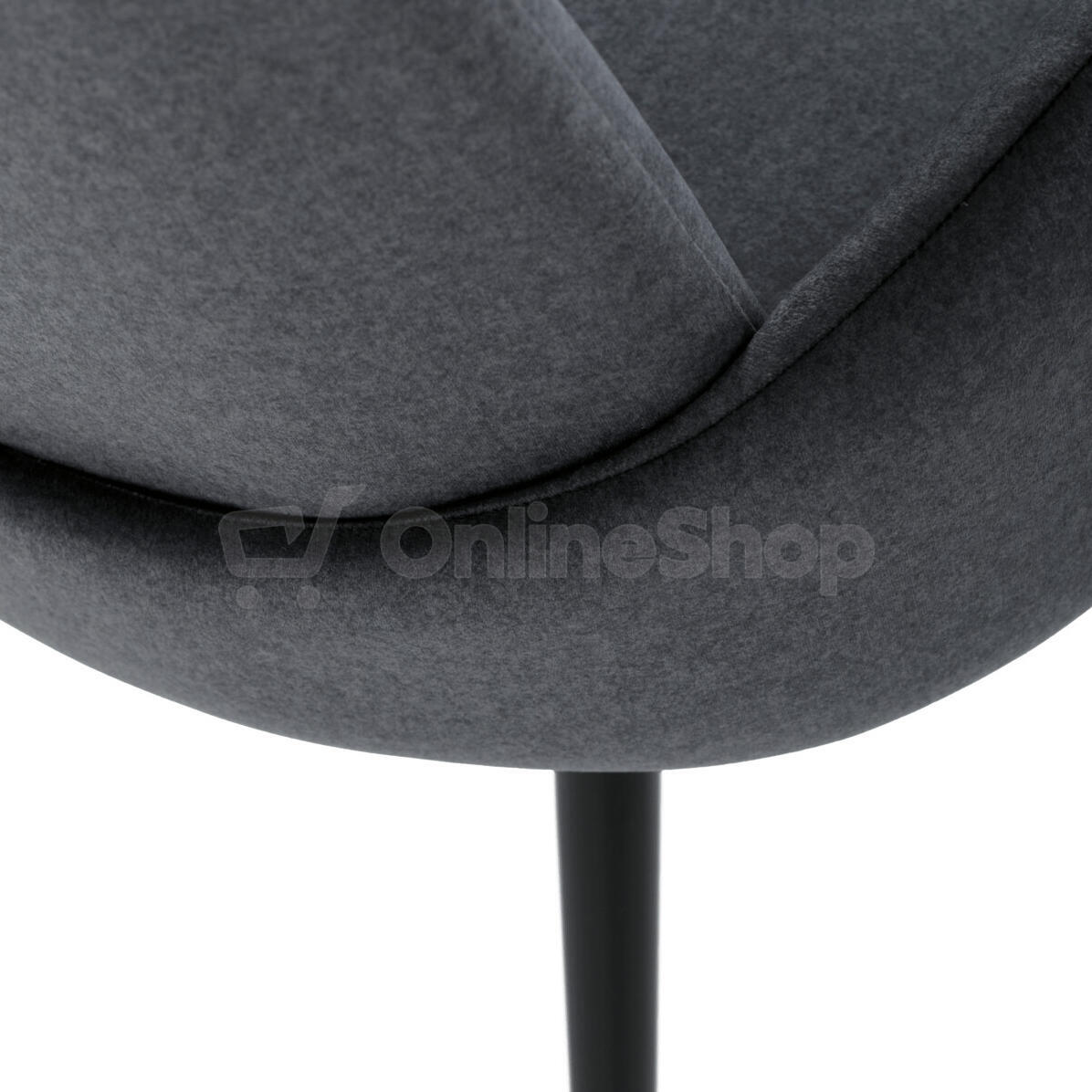 Jídelní židle, šedá, sametová látka, DCL-X7129 GREY2 Autronic
