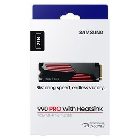 Samsung SSD 990 PRO with Heatsink 4 TB - nhrada ze servisu (MZ-V9P4T0G)