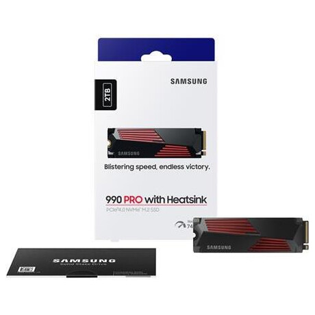 Samsung SSD 990 PRO with Heatsink 4 TB - nhrada ze servisu (MZ-V9P4T0G)