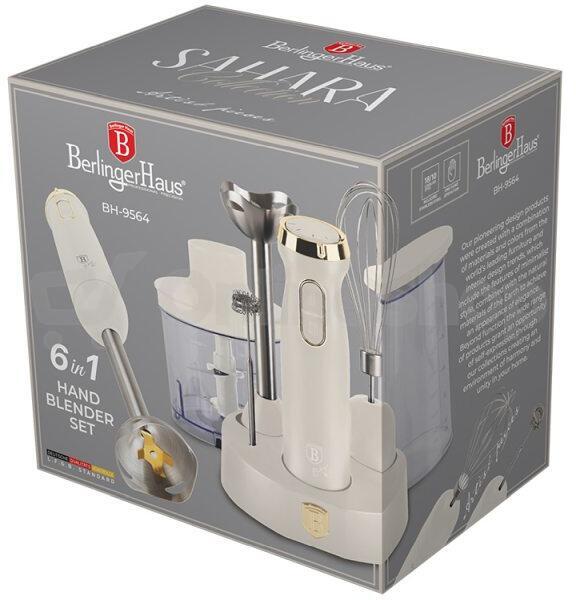 BERLINGERHAUS Mixér tyčový s příslušenstvím 6 ks Sahara Collection BH-9564