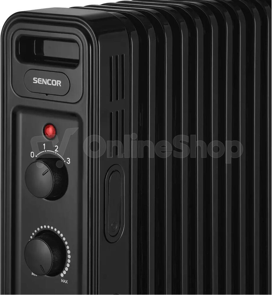 Olejový radiátor Sencor SOH 3513BK