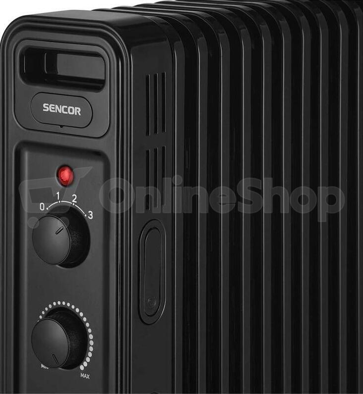 Olejový radiátor Sencor SOH 3511BK