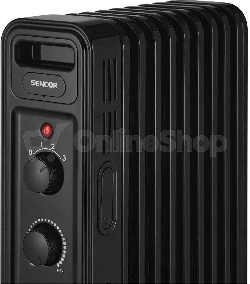 Olejový radiátor Sencor SOH 3509BK