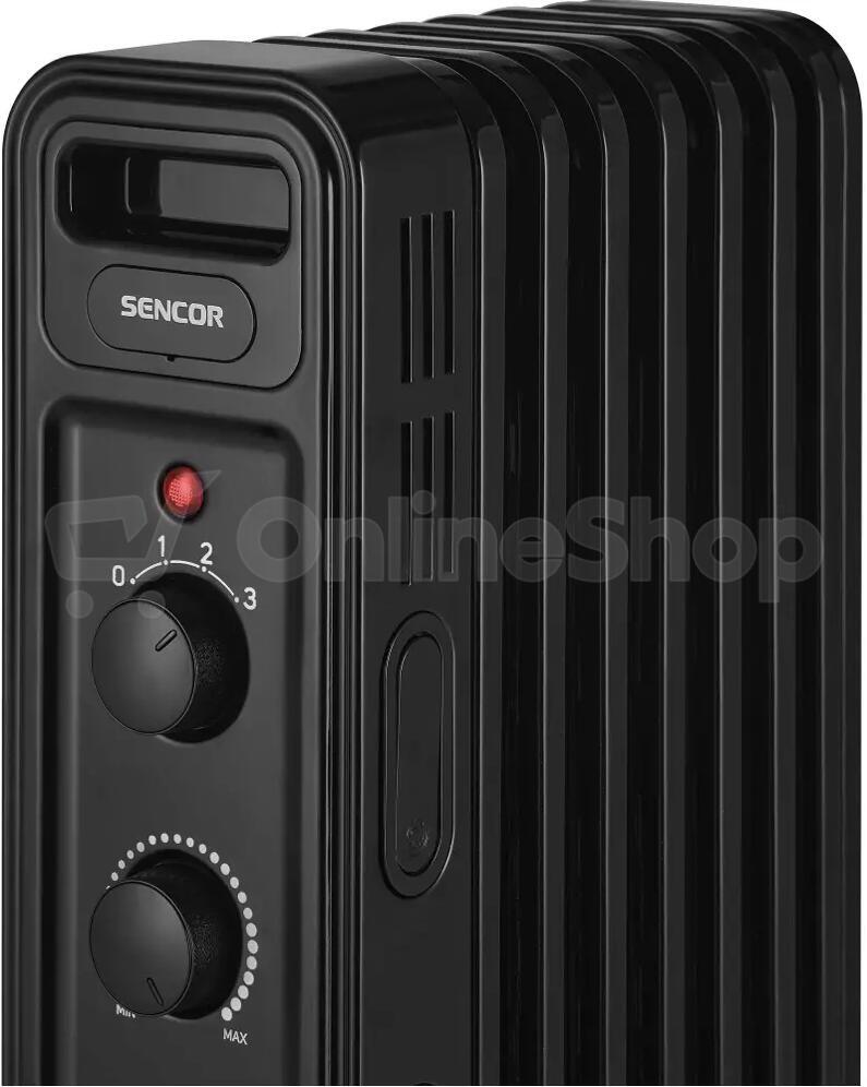 Olejový radiátor Sencor SOH 3507BK