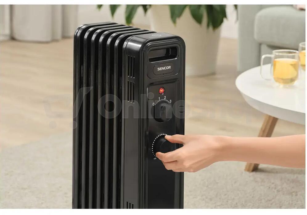 Olejový radiátor Sencor SOH 3507BK