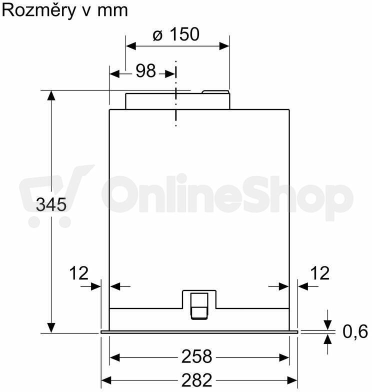 Odsavač par Bosch DLN56AC60