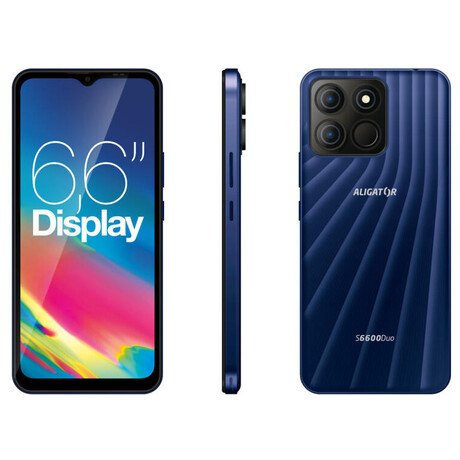 Mobiln telefon Blackview Aligator S6600 Duo 4GB/64GB, modr