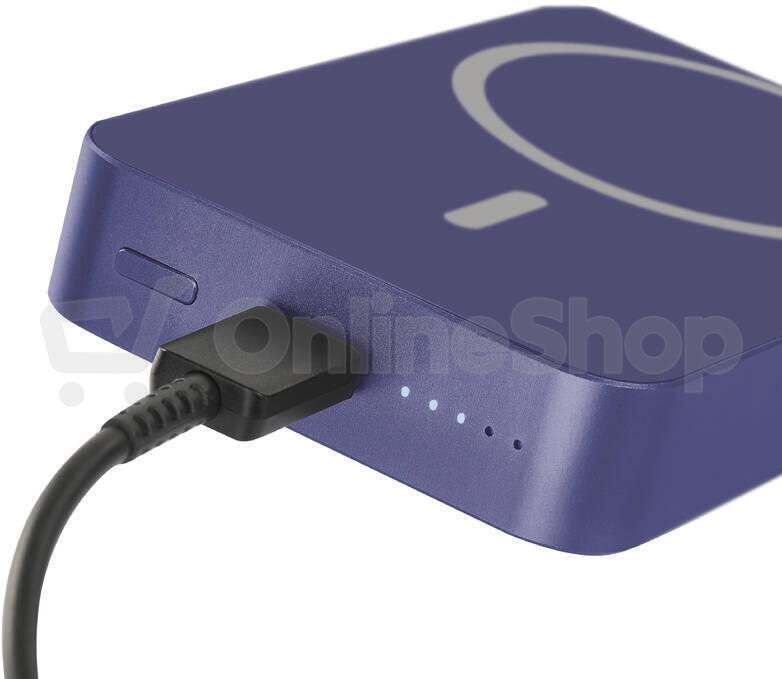 Powerbanka Emos WI 1046 B0551BL 10 000 mAh, modrá