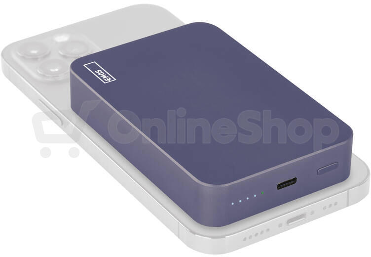 Powerbanka Emos WI 1046 B0551BL 10 000 mAh, modrá