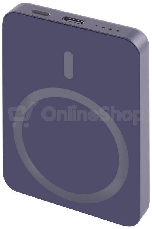 Powerbanka Emos WI 522 B0555BL 5 000 mAh, modrá