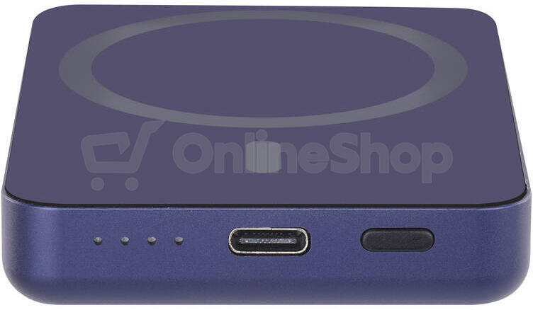 Powerbanka Emos WI 522 B0555BL 5 000 mAh, modrá