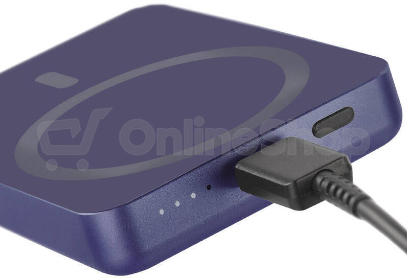 Powerbanka Emos WI 522 B0555BL 5 000 mAh, modrá