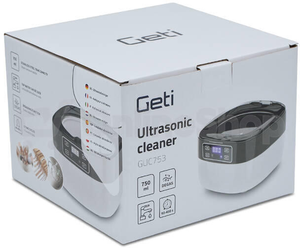 Ultrazvuková čistička GETI GUC 753 0,75L