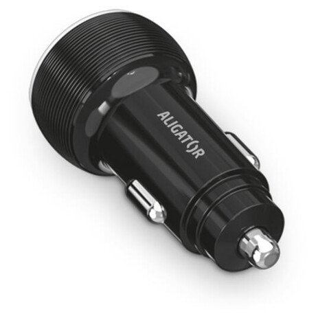 Aligator 2xUSB 2.4A, originální černá (foto 3)
