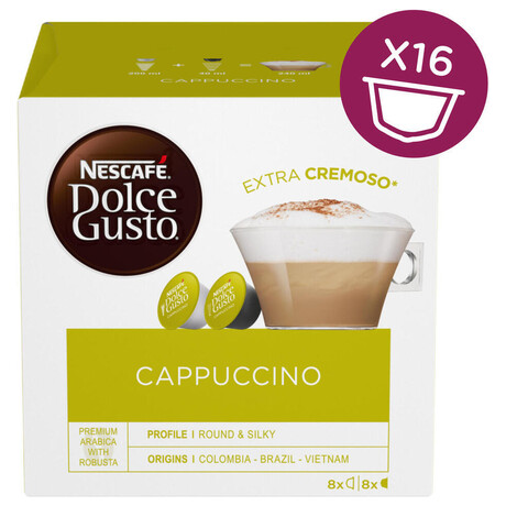 NESCAFɮ Dolce Gusto Cappuccino kvov kapsle 16 ks