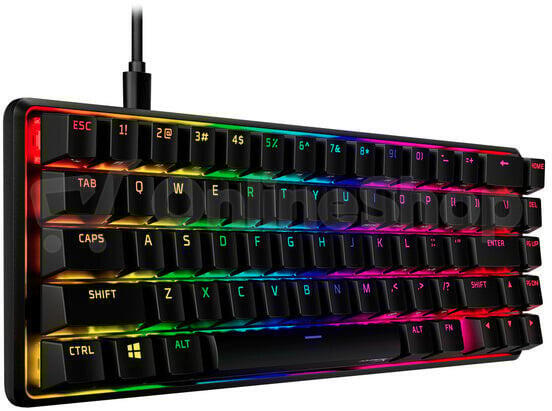 HyperX Alloy Origins 65/Drátová USB/US layout/Černá (4P5D6AA#ABA)