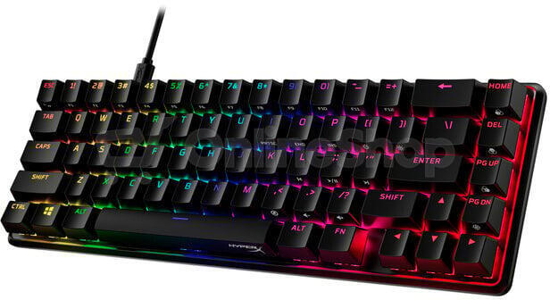 HyperX Alloy Origins 65/Drátová USB/US layout/Černá (4P5D6AA#ABA)