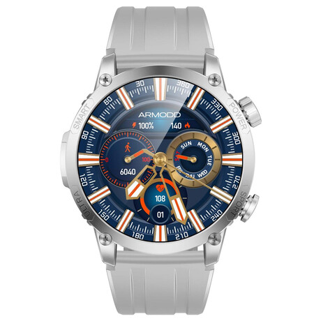 Chytr hodinky ARMODD Silentwatch 7 Pro GPS, stbrn