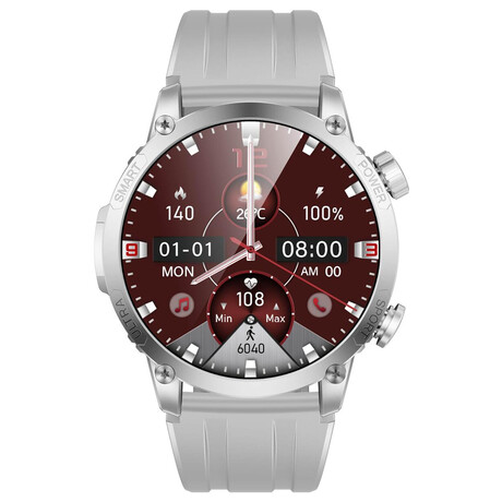 Chytr hodinky ARMODD Silentwatch 7 Pro GPS, stbrn