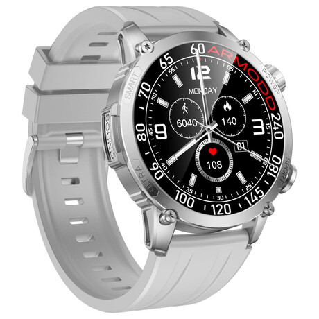 Chytr hodinky ARMODD Silentwatch 7 Pro GPS, stbrn