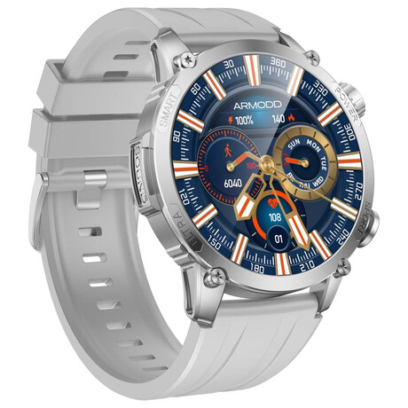 Chytr hodinky ARMODD Silentwatch 7 Pro GPS, stbrn