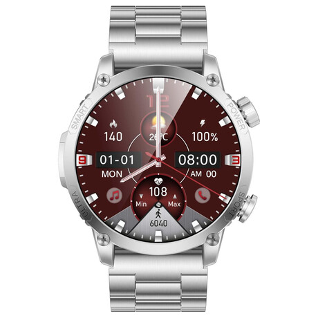 Chytr hodinky Armodd Silentwatch 7 Pro GPS (9138), stbrn