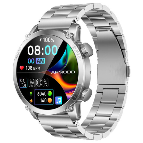 Chytr hodinky Armodd Silentwatch 7 Pro GPS (9138), stbrn
