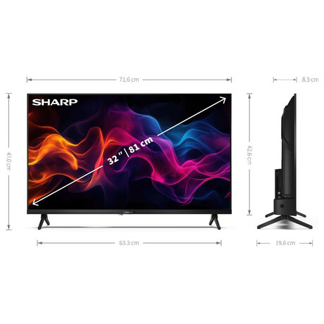 QLED televize Sharp 32GF3265