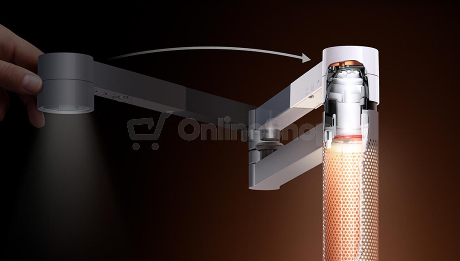 Podlahová lampa Dyson CF06 Solarcycle Morph, černá