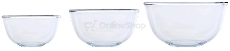 Sada skleněných misek Pyrex 3ks
