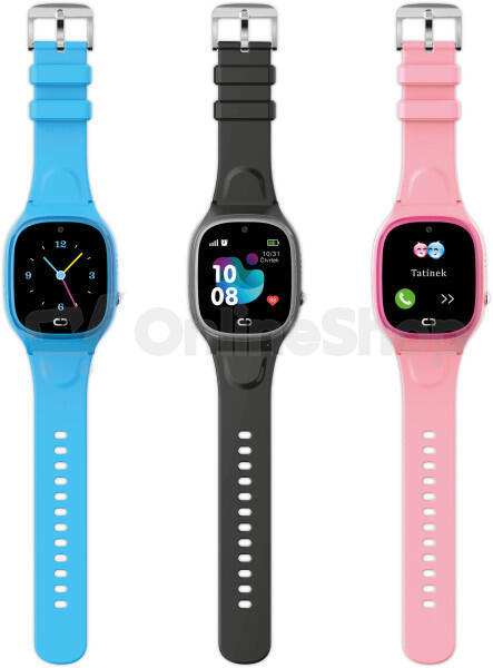 Chytré hodinky Aligator Watch Junior 2, Black | Skutečná fotografie prodávaného kusu | Skutečná fotografie prodávaného kusu