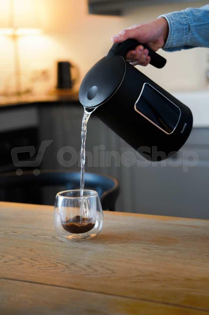 Rychlovarná konvice Huslog 1,7l dotykový displej, černá