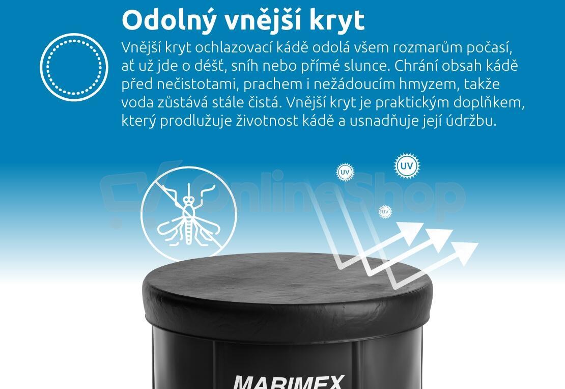 Ochlazovací káď Marimex 11650051 90 × 75 cm, černá