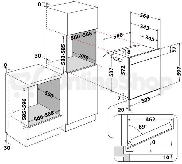 Whirlpool WOI4S8CM1SBA