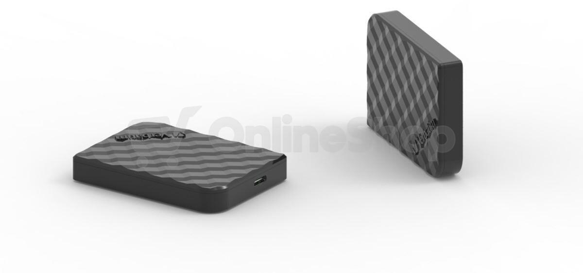 Verbatim SSD 512GB disk USB 3.2 Gen2, USB-C, externí Store 'n' Go Mini Diamond, černá (32024)