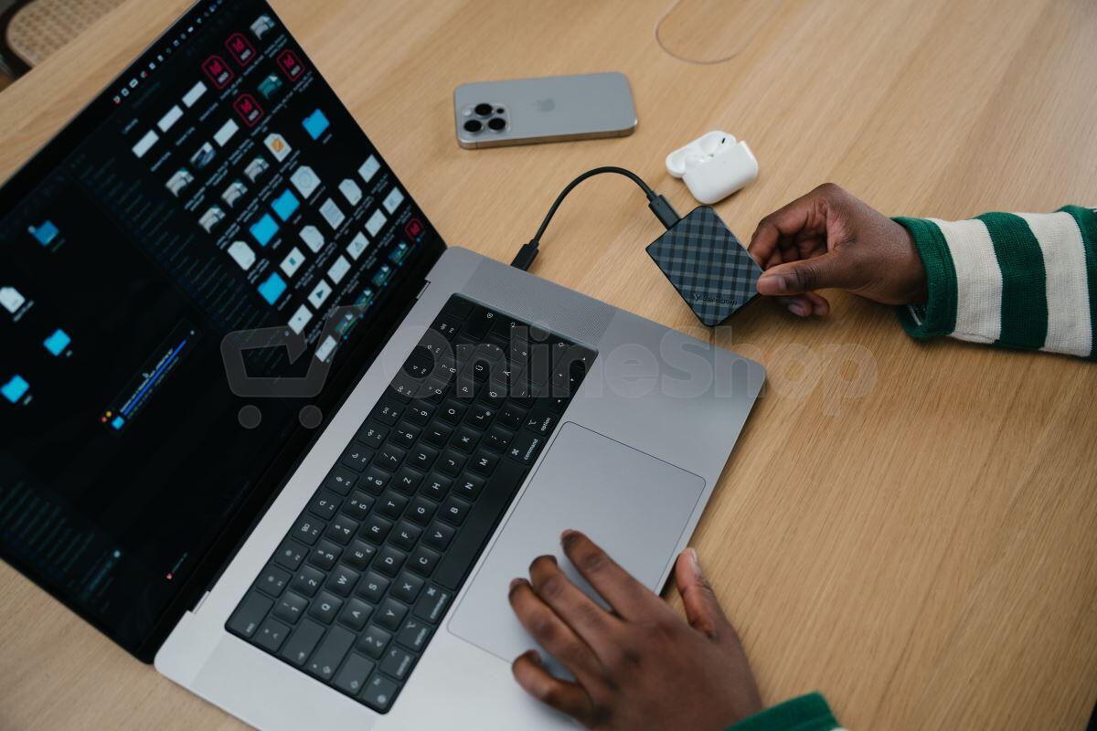 Verbatim SSD 512GB disk USB 3.2 Gen2, USB-C, externí Store 'n' Go Mini Diamond, černá (32024)