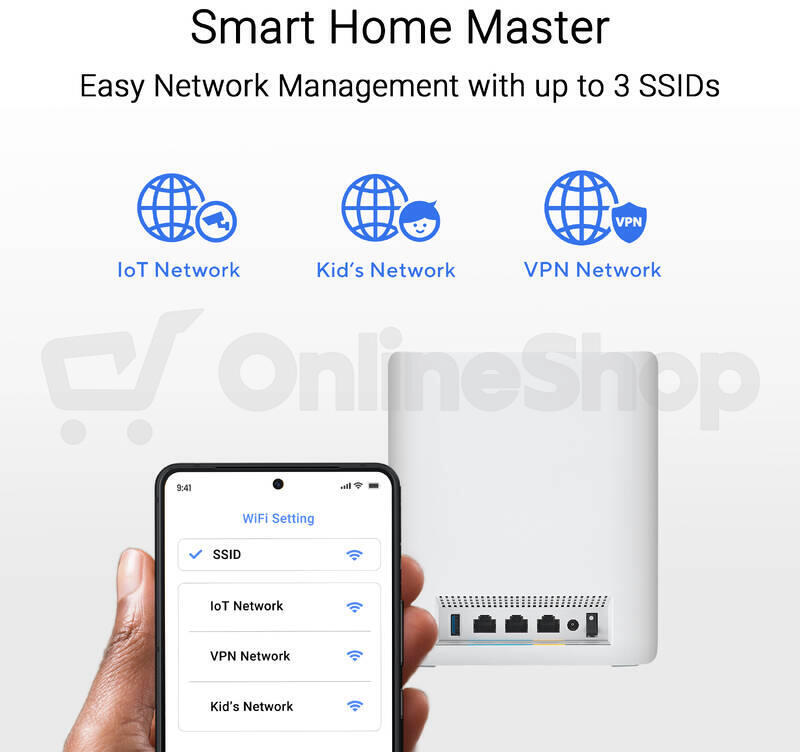 Router Asus ZenWifi BT10 3pack