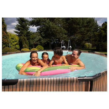 Bazn se skimmerem Marimex Florida 10340284 3,05 x 0,91 m, motiv TEAK