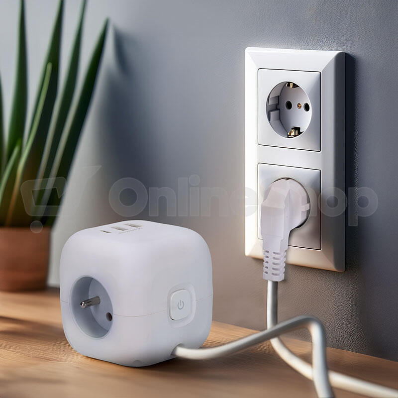 Prodlužovací přívod Solight PP145C, 3 zásuvky s USB A+C