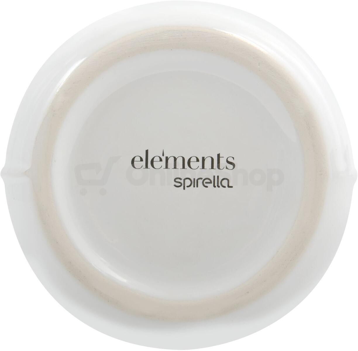 Elements by Spirella WC štětka SENSE, s keramickou nádobou, bílá