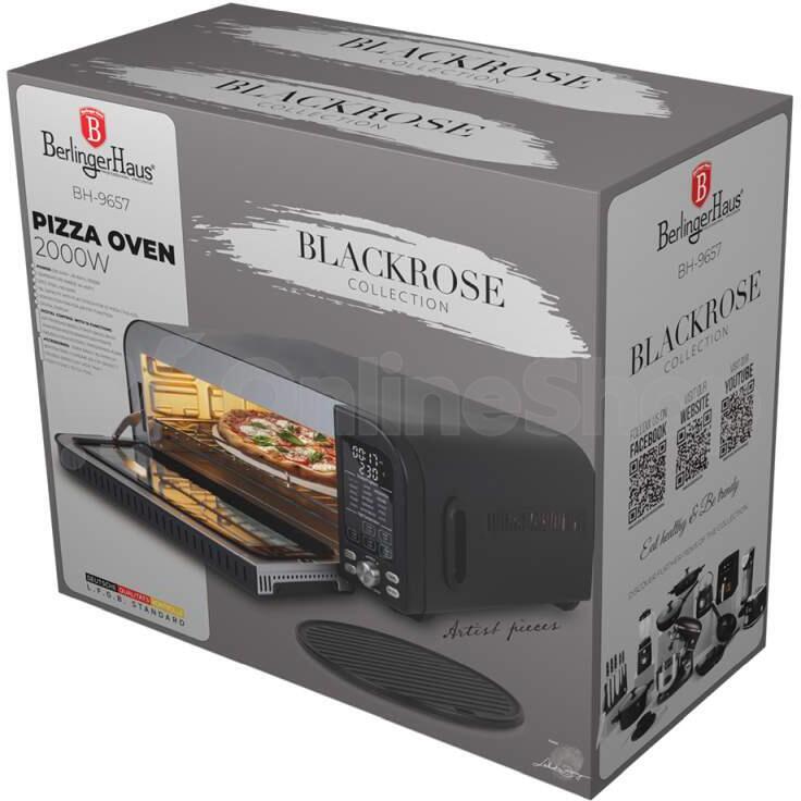 BERLINGERHAUS Pec na pizzu elektrická Black rose Collection BH-9657