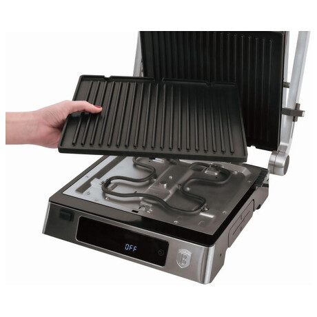 BERLINGERHAUS Kontaktn gril elektrick s nepilnavm povrchem 2000 W Stainless Steel BH-9603