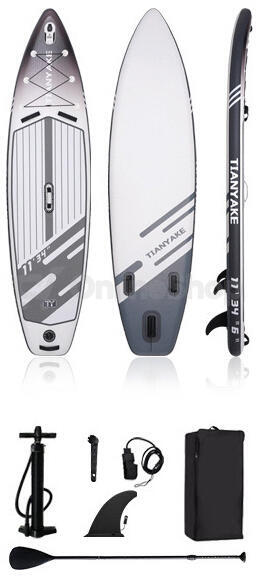 Paddleboard Bestway 335 × 86 × 15 cm s příslušenstvím, bílošedý