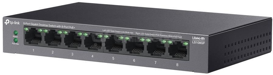 TP-Link LS108GP 8xGb POE+ Desktop switch