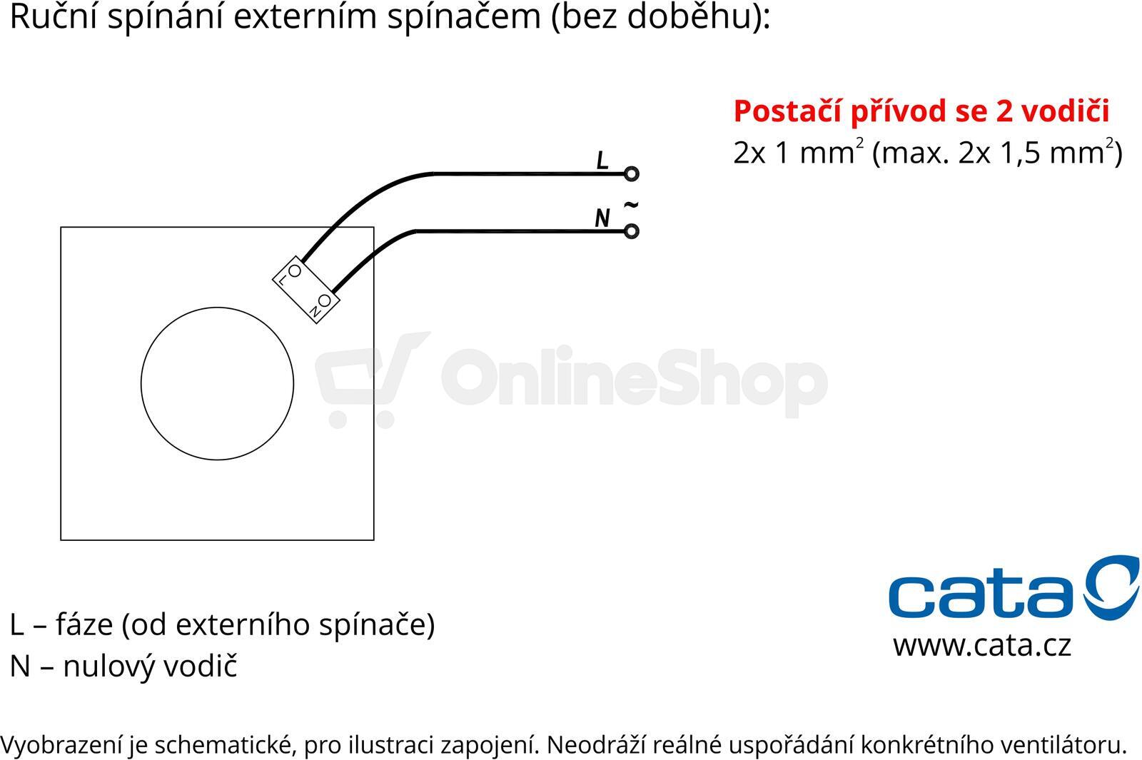 Ventilátor Cata UC 12 01300000