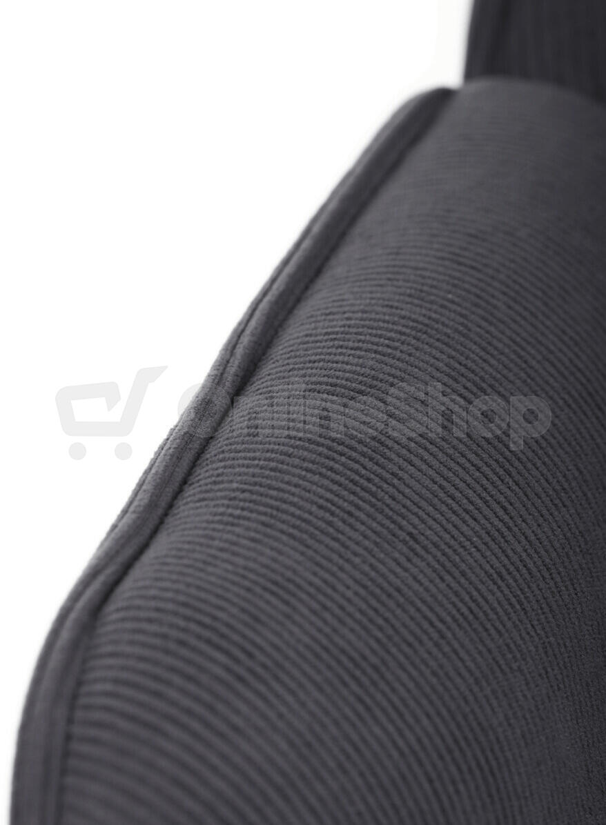 Křeslo ušák, šedá, manšestrová látka, AK-314 GREY2 Autronic